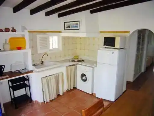 Kitchen of Flat for rent in Mojácar  with Air Conditioner, Private garden and Swimming Pool