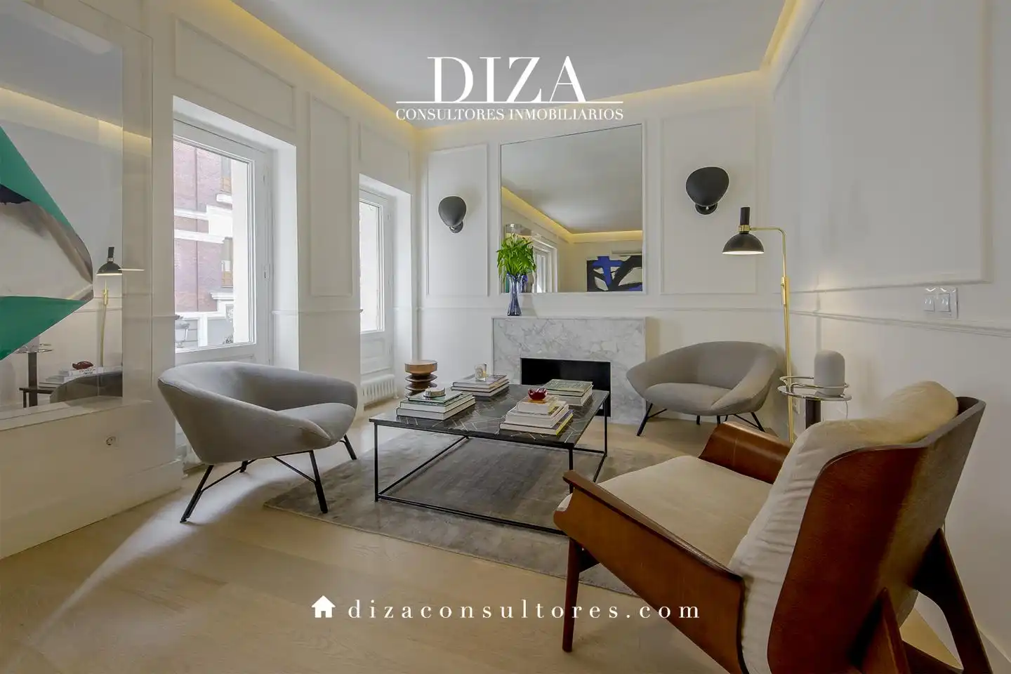 Living room of Apartments for sale in Madrid  with Air Conditioner and Heating
