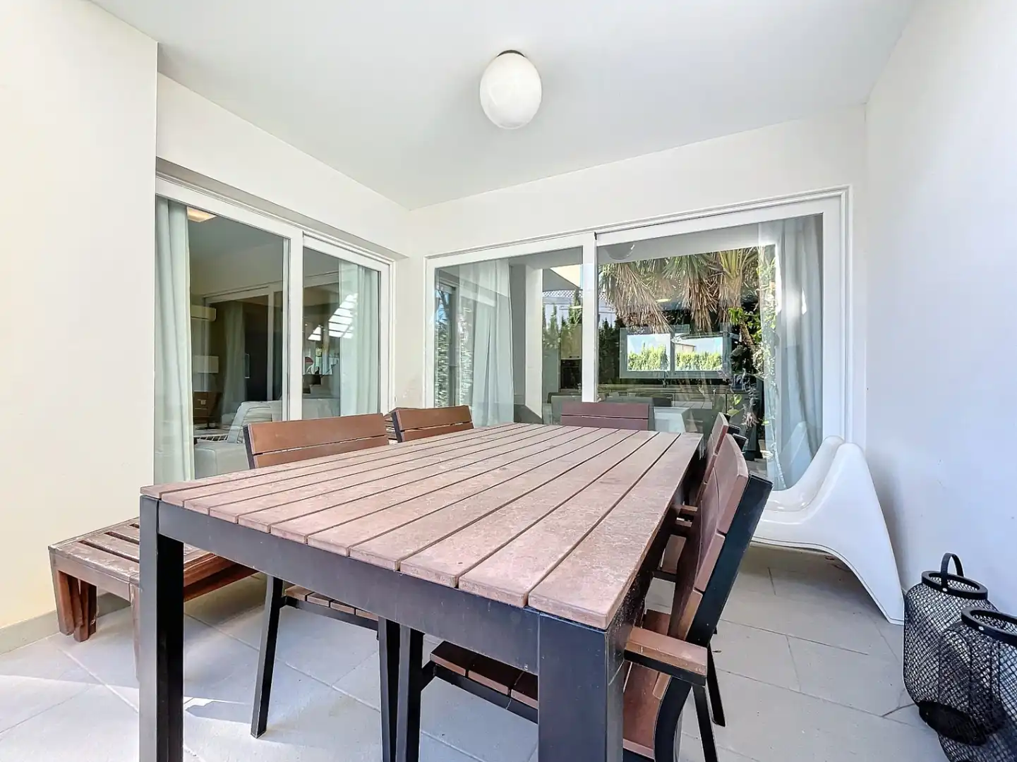 Terrace of Houses for sale in L'Alfàs del Pi  with Air Conditioner, Heating and Private garden
