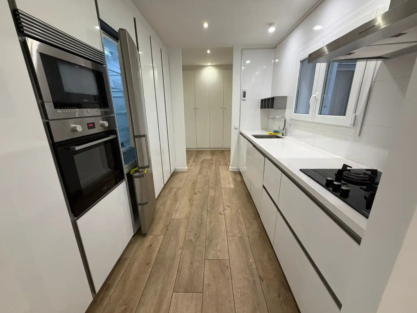 Cocina de Piso de alquiler en Lleida con Aire acondicionado, Amueblado y Horno