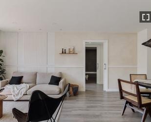 Sala d'estar de Pis de lloguer en  Barcelona Capital amb Aire condicionat, Calefacció i Moblat