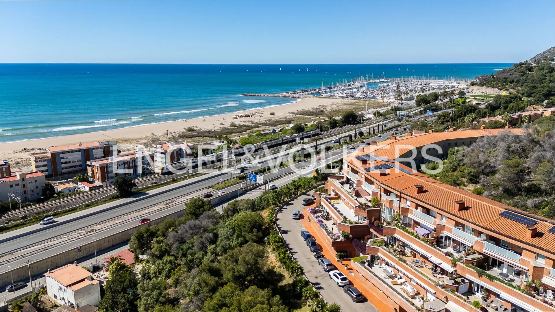 Vista exterior de Dúplex en venda en Sitges amb Aire condicionat, Calefacció i Traster