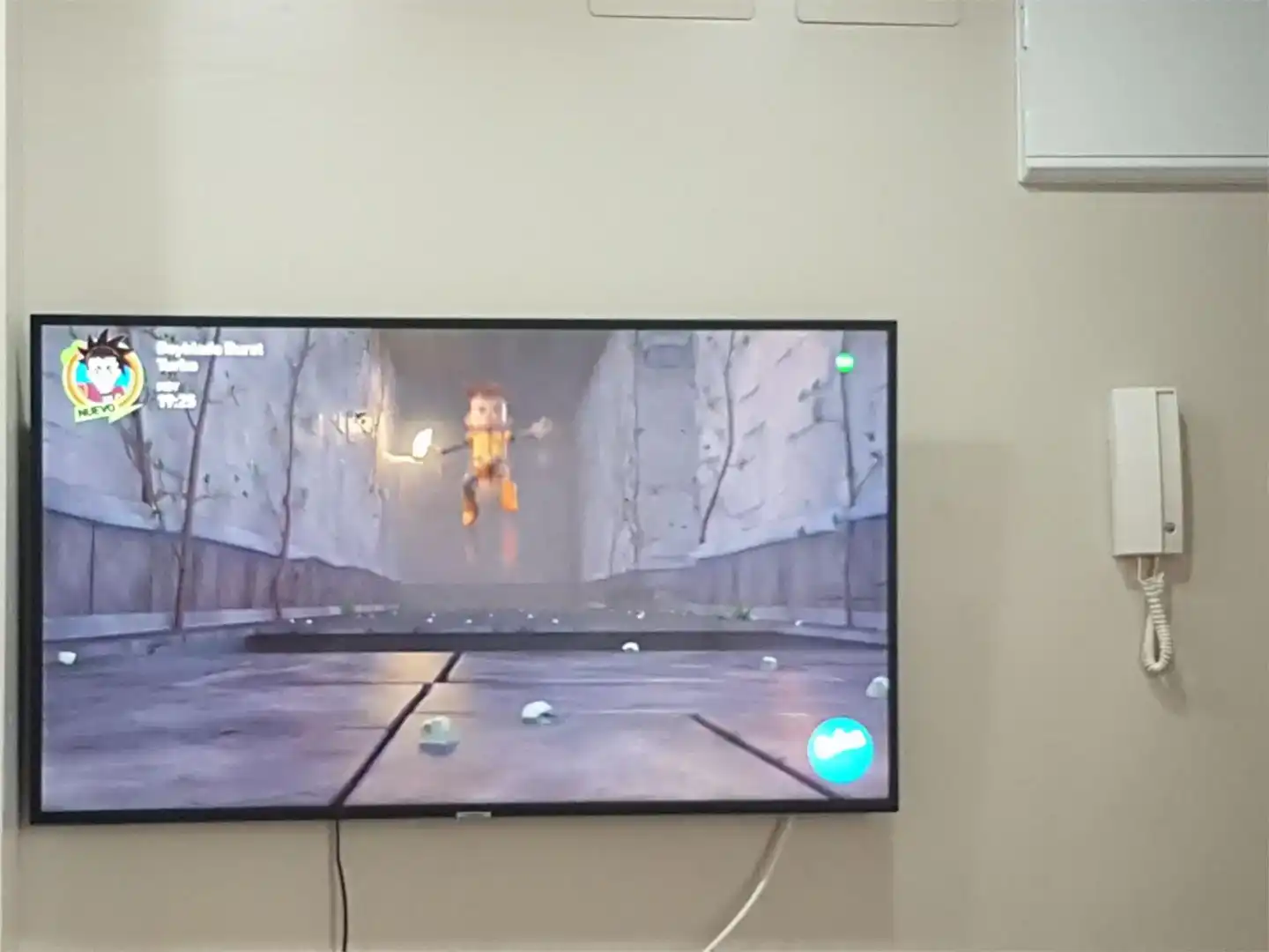 Sala d'estar de Àtic de lloguer en Cullera amb Aire condicionat i Moblat