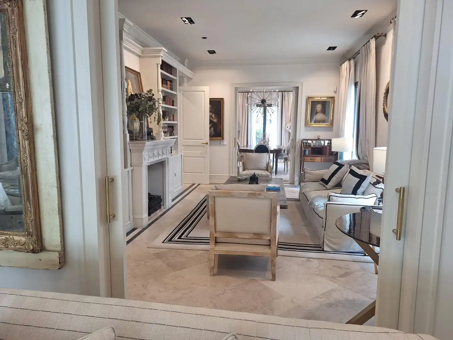 Wohnzimmer von Haus oder Chalet zur Miete in Madrid mit Klimaanlage, Heizung und Privatgarten