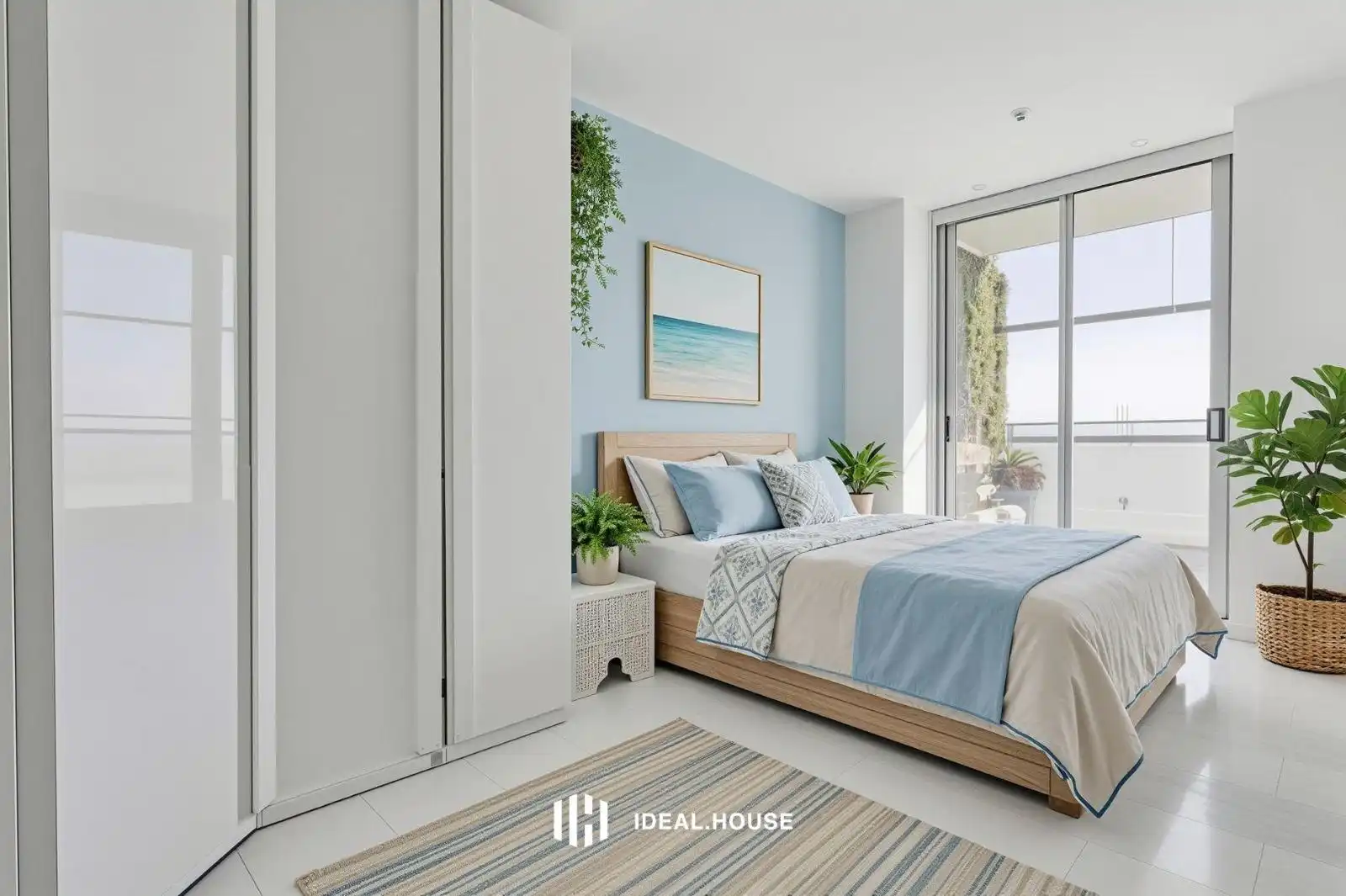 Bedroom of Flat for rent in Barcelona  with Air Conditioner, Heating and Parquet flooring