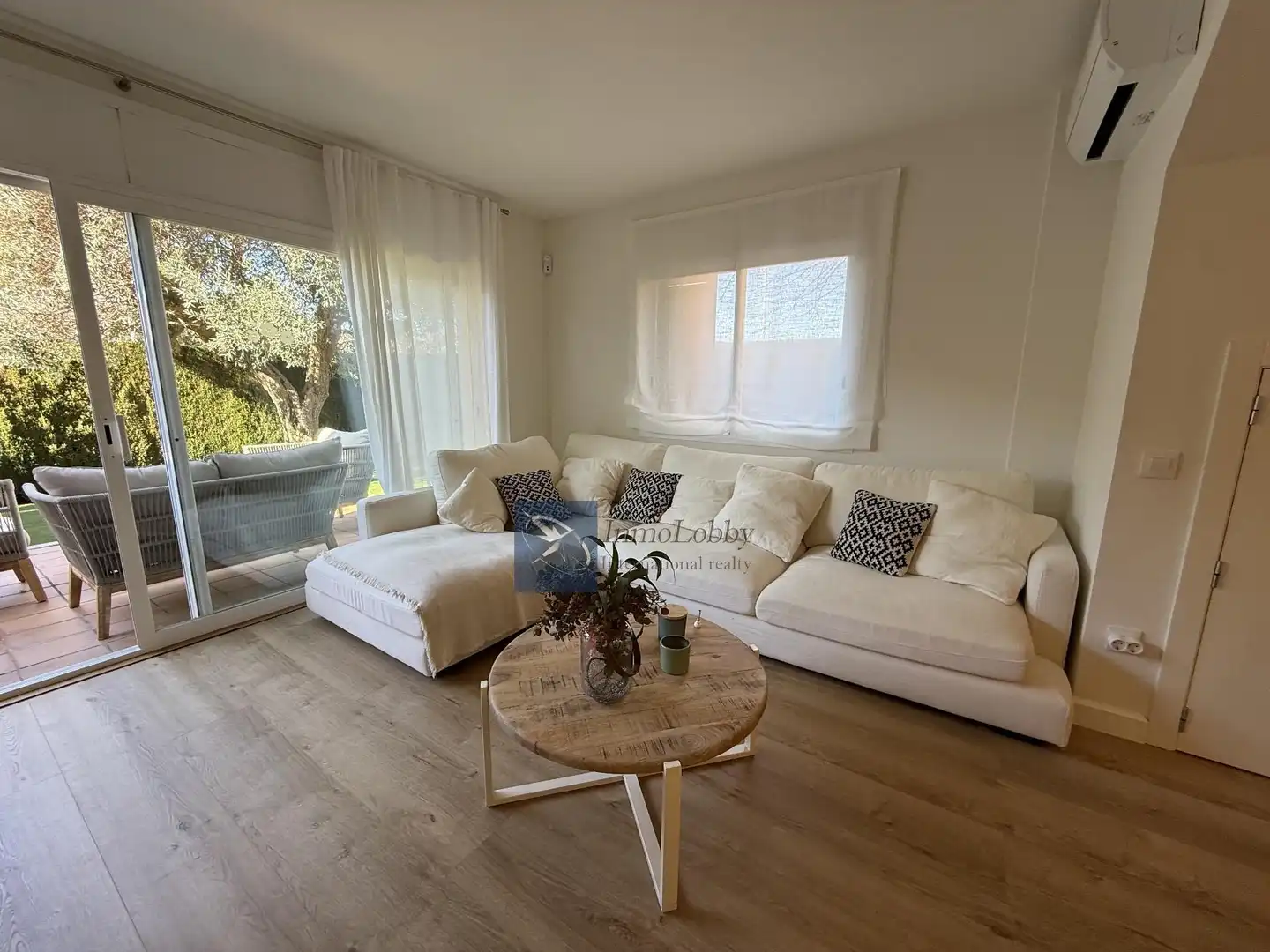 Wohnzimmer von Haus oder Chalet zur Miete in Sant Feliu de Guíxols mit Klimaanlage, Heizung und Terrasse