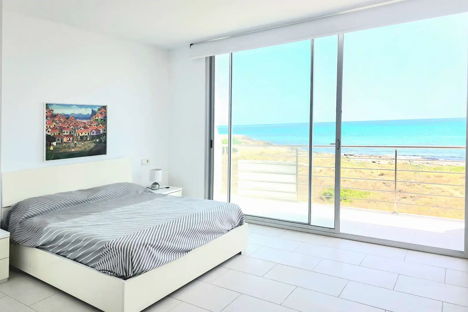 Schlafzimmer von Einfamilien-Reihenhaus zum Verkauf in Santa Margalida mit Klimaanlage, Terrasse und Möbliert