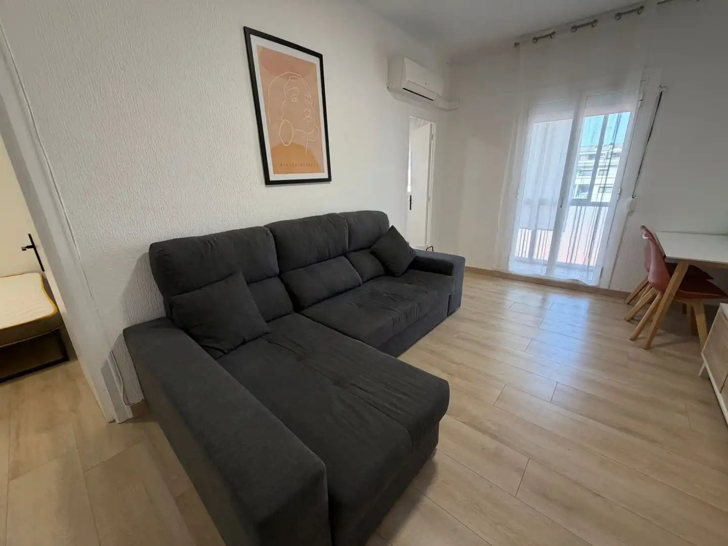 Sala de estar de Piso de alquiler en Lleida con Aire acondicionado, Calefacción y Parquet