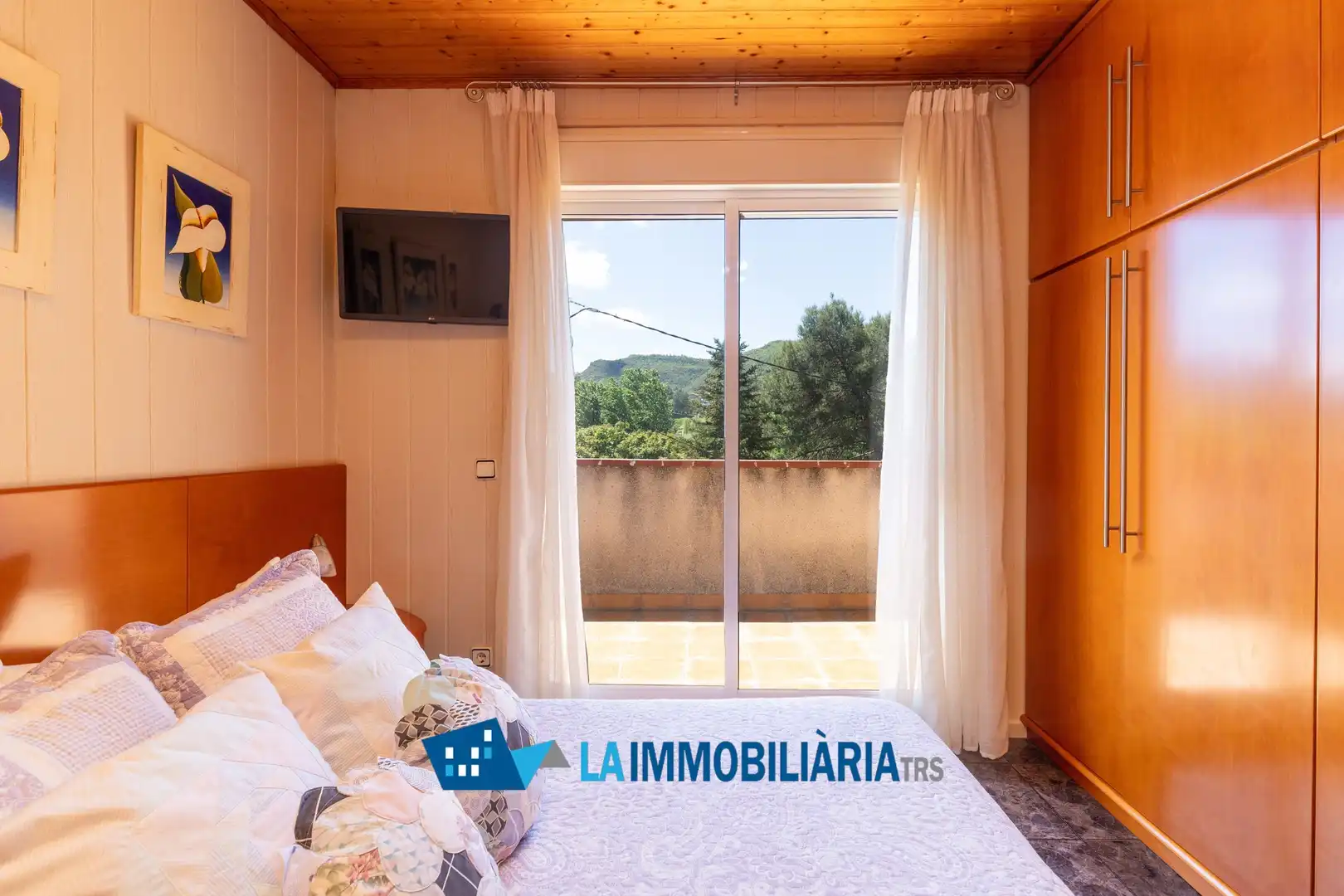 Dormitori de Casa adosada en venda en Vacarisses amb Calefacció, Terrassa i Traster