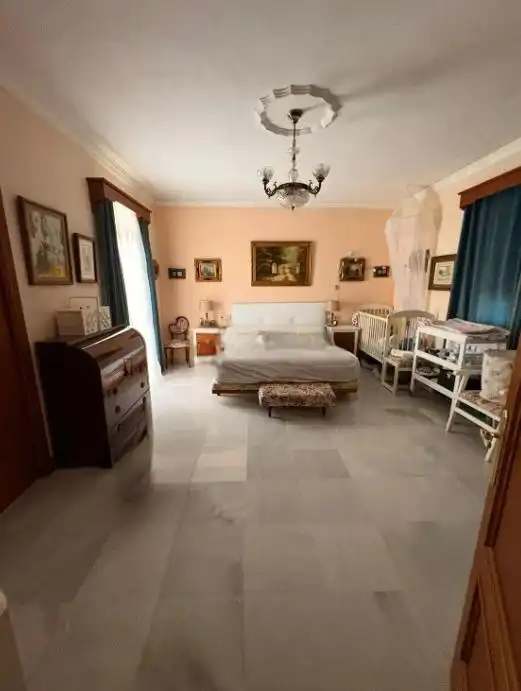 Dormitori de Finca rústica en venda en Chiclana de la Frontera amb Aire condicionat, Jardí privat i Terrassa