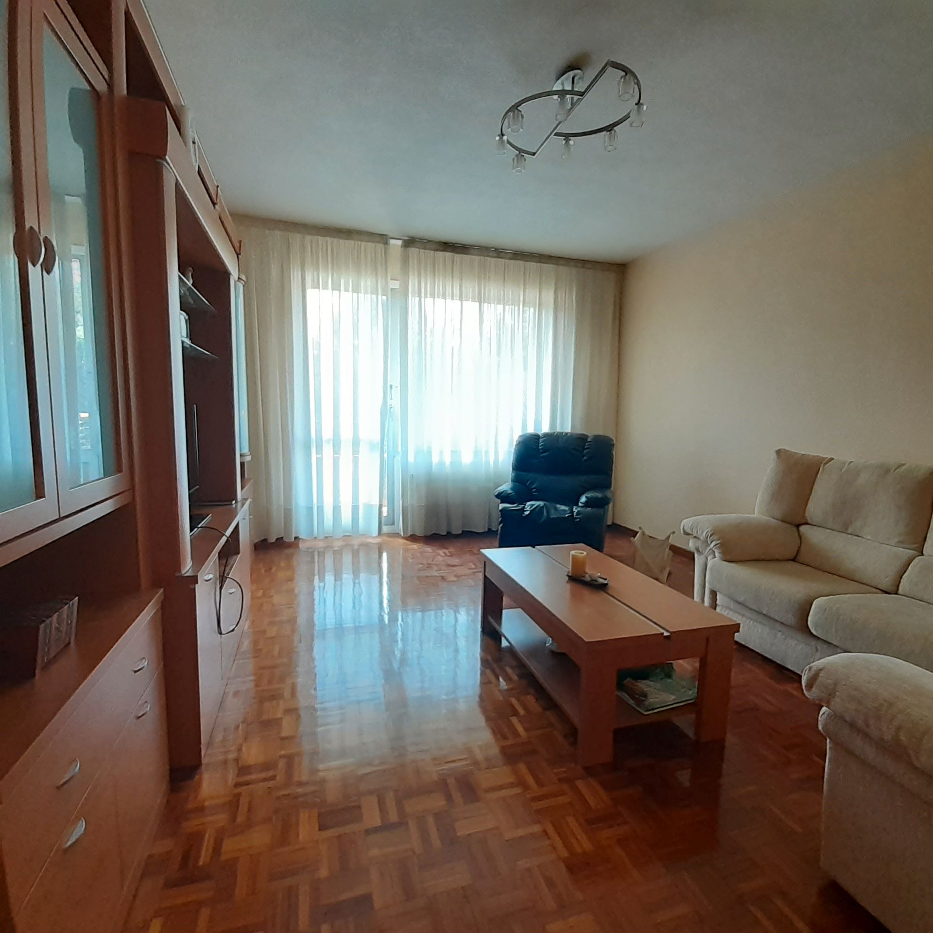 Living room of Flat for sale in Barañain  with Heating, Parquet flooring and Terrace