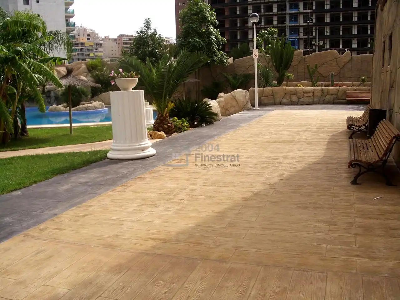 Terrassa de Apartament en venda en Benidorm amb Terrassa i Alarma