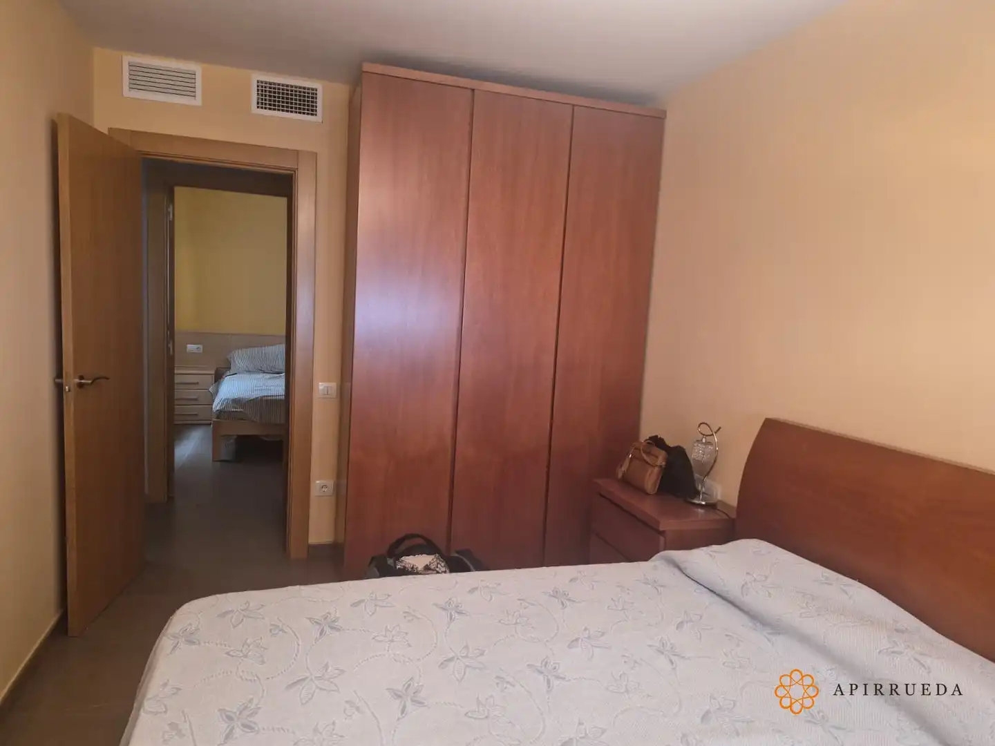 Bedroom of Flat for rent in Escatrón  with Air Conditioner and Heating