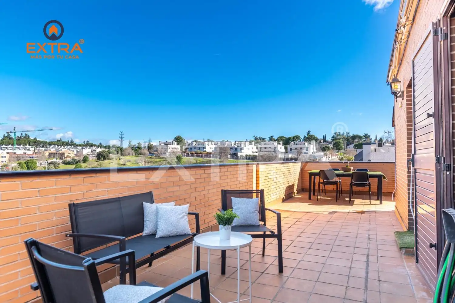 Terraza de Ático en venta en Las Rozas de Madrid con Calefacción, Jardín privado y Terraza