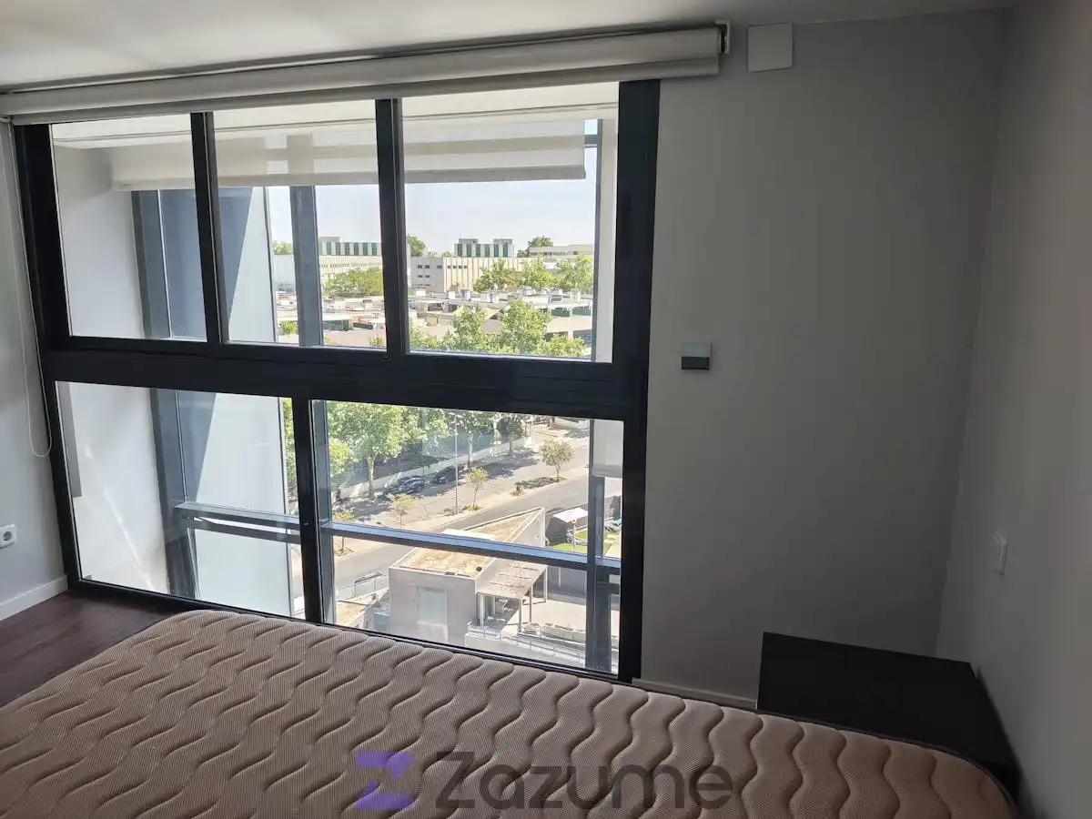 Balcony of Lofts for rent in San Sebastián de los Reyes  with Air Conditioner, Heating and Parquet flooring