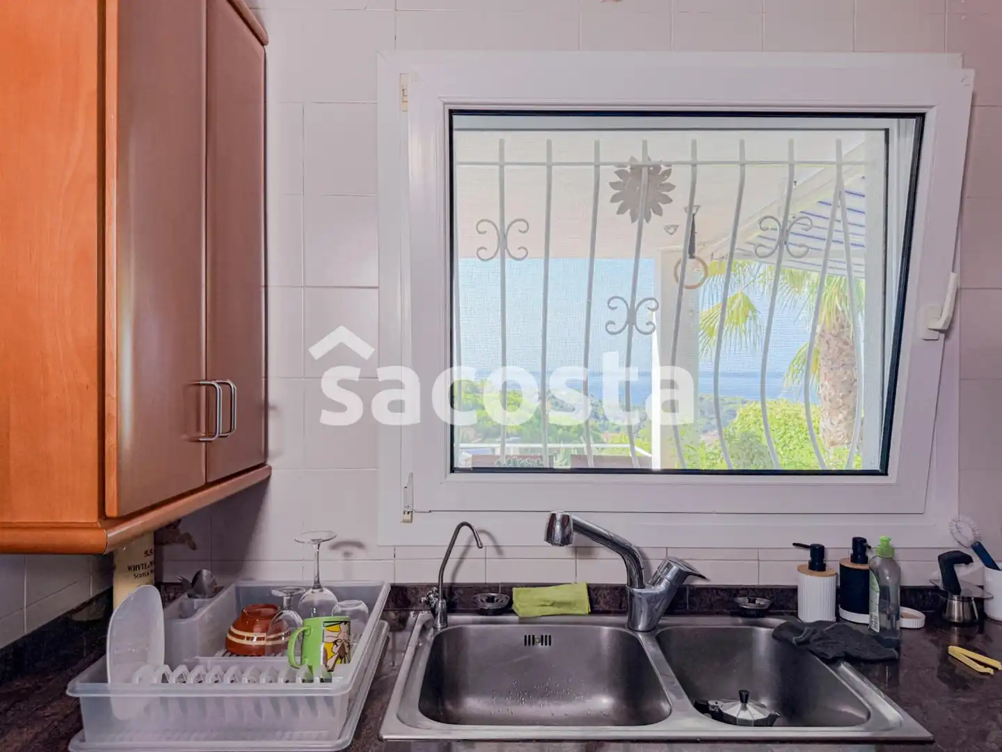 Küche von Haus oder Chalet zum Verkauf in Lloret de Mar mit Klimaanlage, Heizung und Terrasse