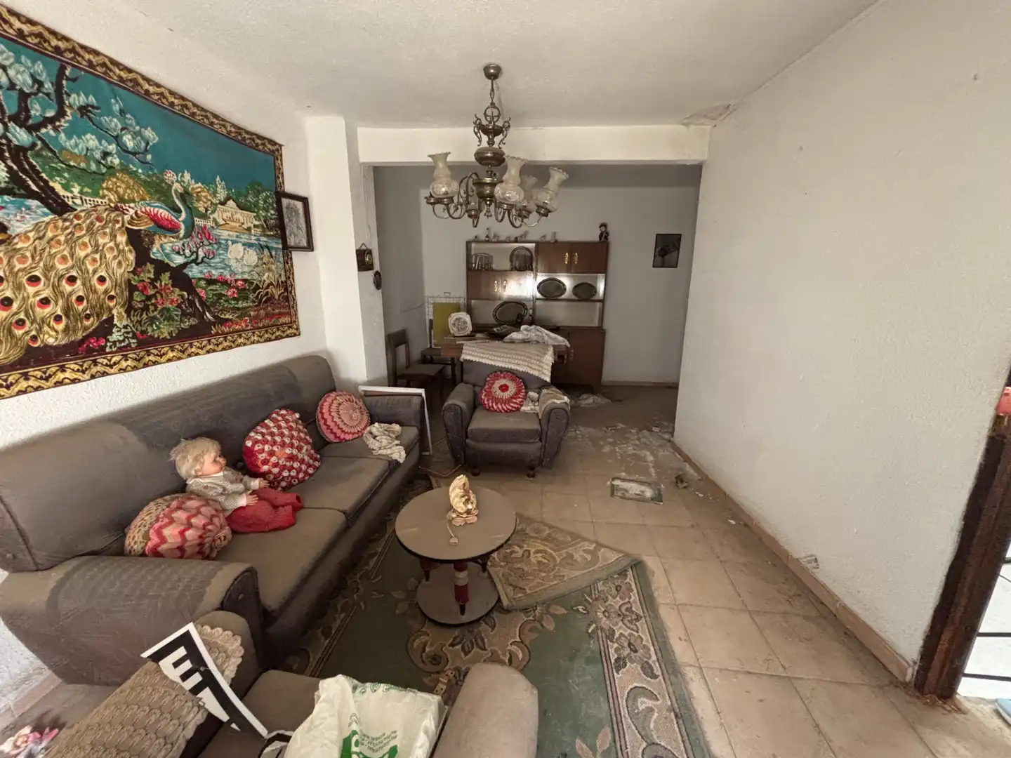 Sala d'estar de Casa adosada en venda en Almazora / Almassora amb Terrassa i Traster