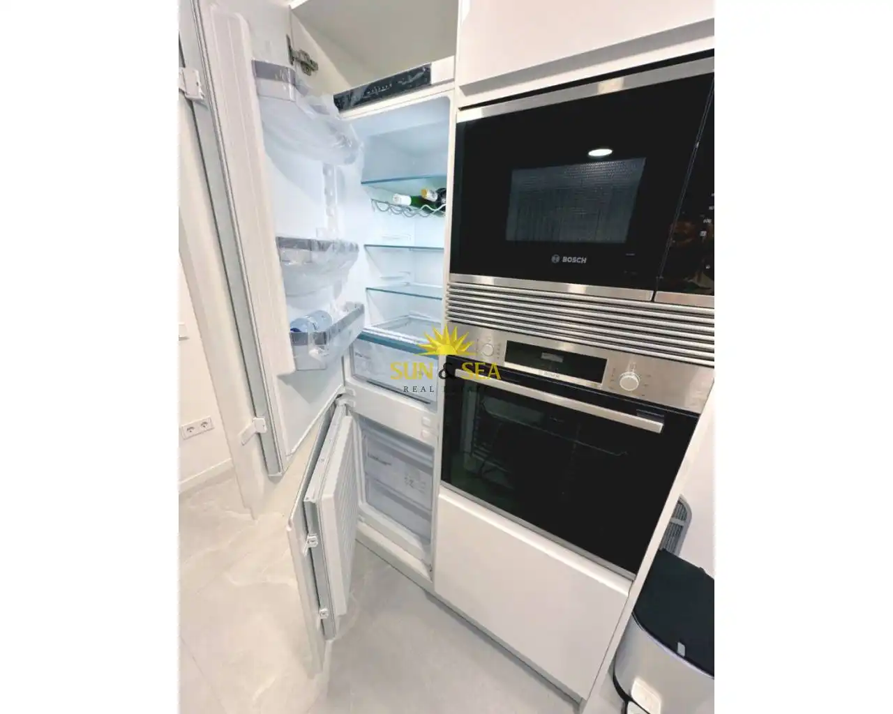 Cocina de Planta baja de alquiler en Finestrat con Aire acondicionado, Calefacción y Terraza