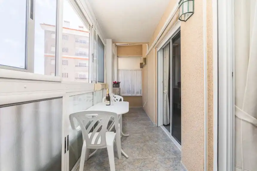 Terrasse von Wohnung zum Verkauf in Elche / Elx mit Klimaanlage, Terrasse und Möbliert