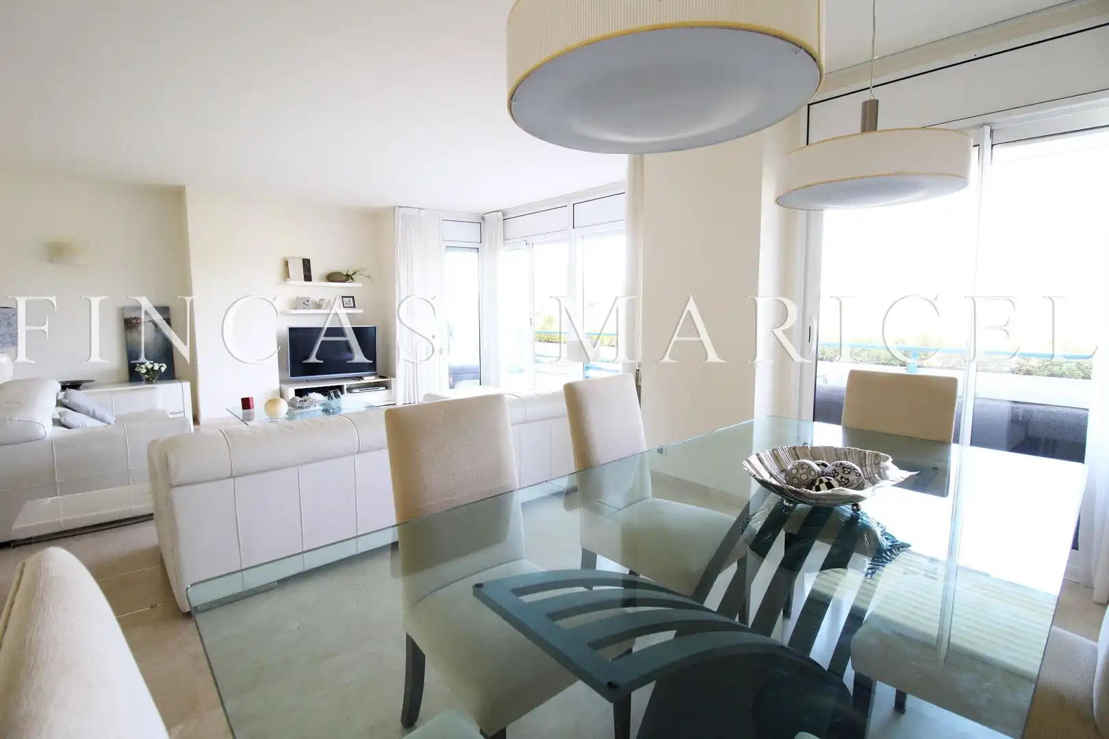 Comedor de Piso de alquiler en Sitges con Aire acondicionado, Calefacción y Terraza