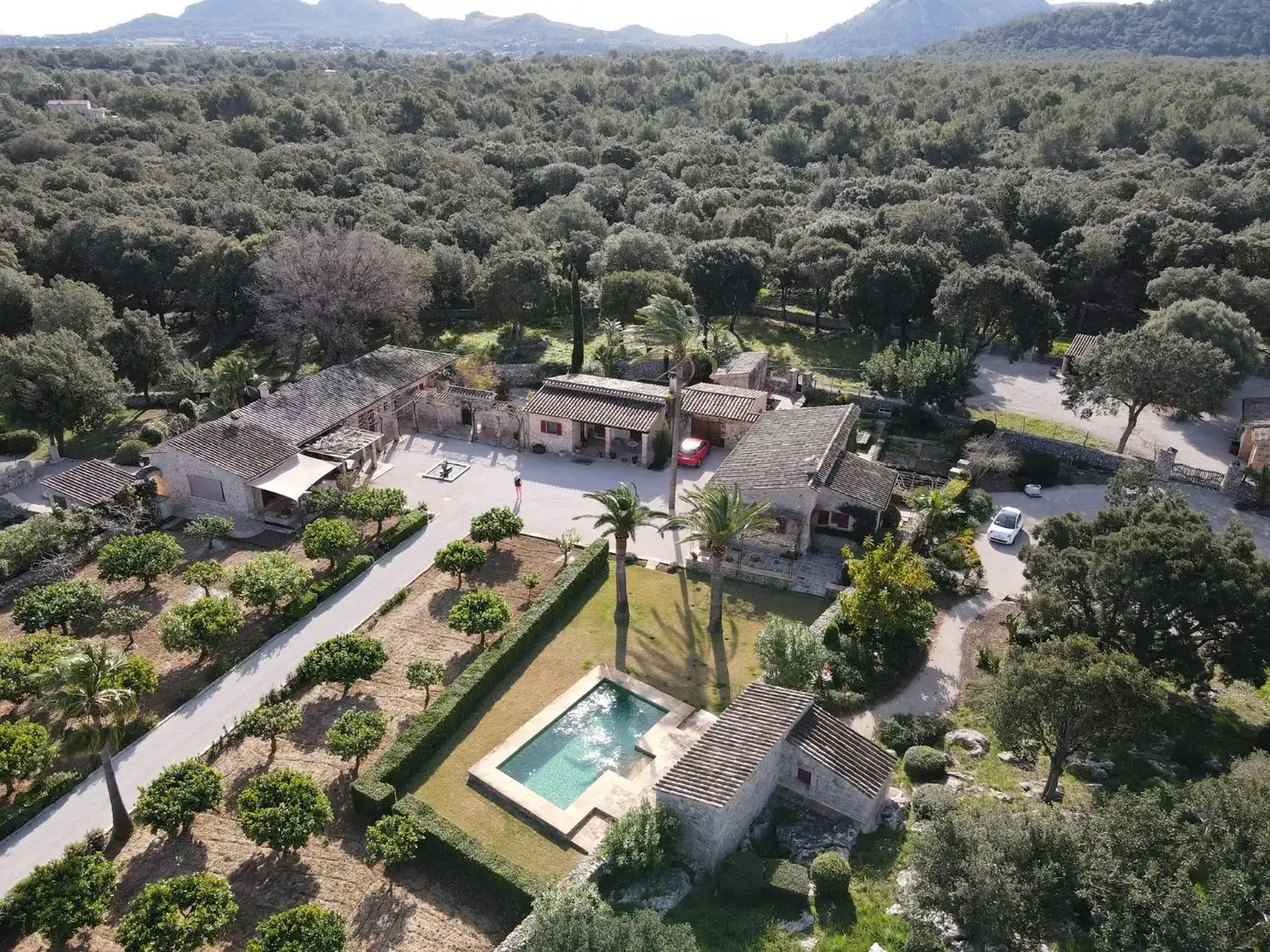 Vista exterior de Finca rústica en venta en Pollença con Aire acondicionado, Calefacción y Jardín privado