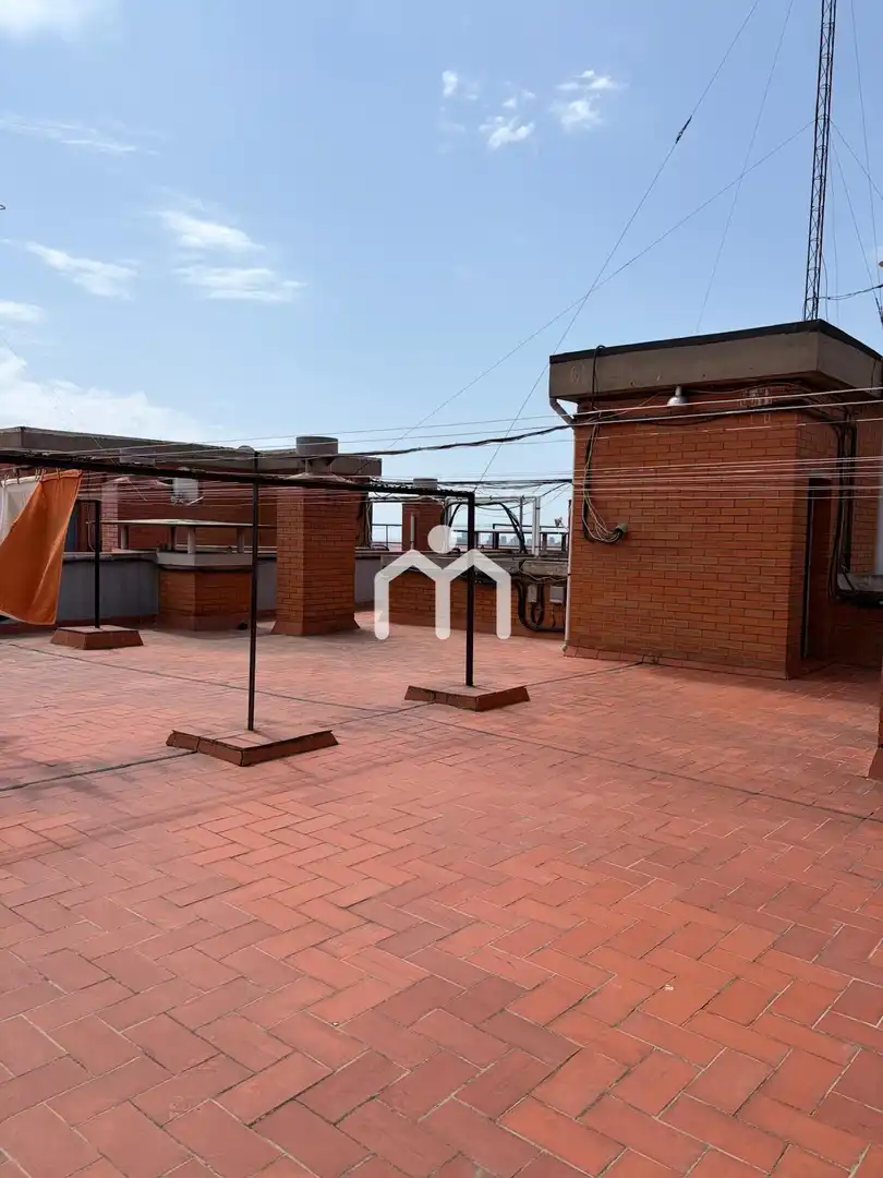 Terrace of Flat for sale in Badalona  with Air Conditioner, Heating and Parquet flooring