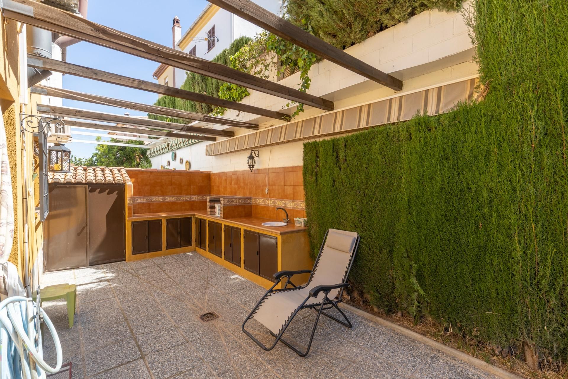 Terrace of Single-family semi-detached for sale in Gójar  with Air Conditioner, Heating and Private garden