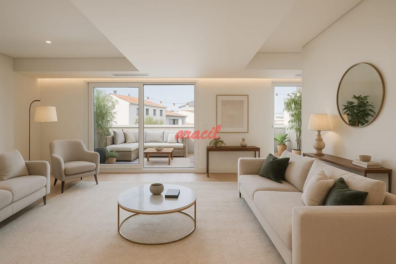 Sala d'estar de Dúplex en venda en Ourense Capital  amb Aire condicionat, Calefacció i Terrassa