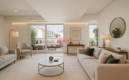 Sala d'estar de Dúplex en venda en Ourense Capital  amb Aire condicionat, Calefacció i Terrassa