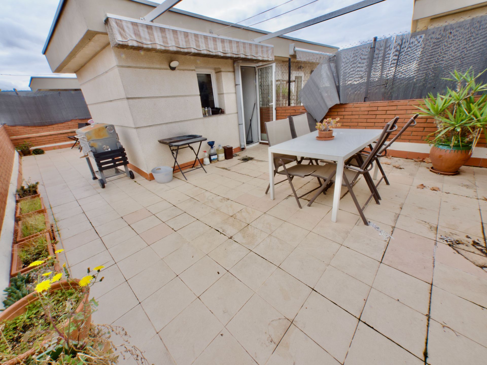 Terrace of Duplex to rent in Terrassa  with Air Conditioner, Heating and Parquet flooring