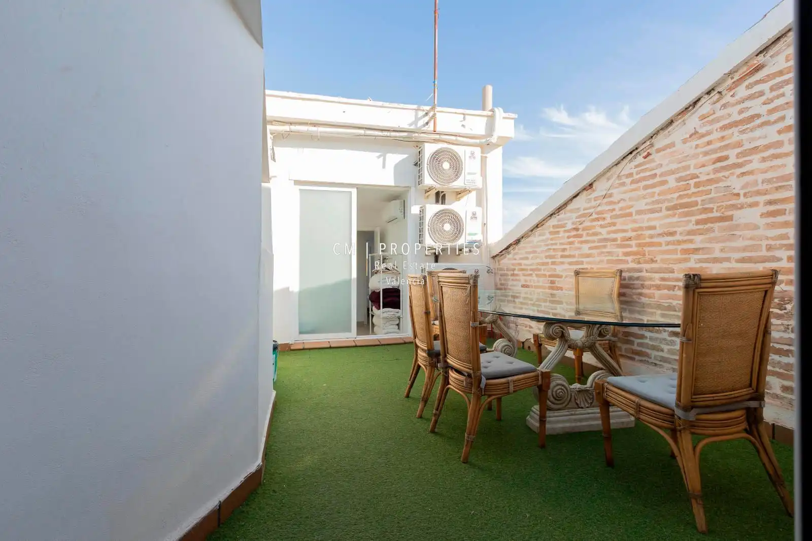 Terrasse von Haus oder Chalet zur Miete in Valencia mit Klimaanlage, Heizung und Terrasse