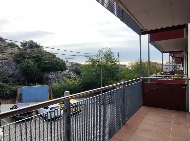 Terraza de Piso de alquiler en Montgat con Calefacción, Parquet y Terraza