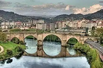 Exterior view of Flat for sale in Ourense Capital   with Heating and Furnished