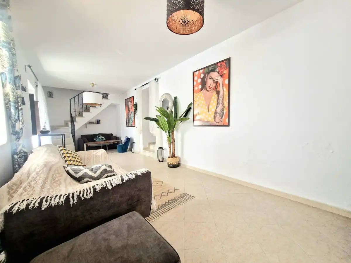 Living room of Houses for sale in Mijas  with Air Conditioner and Terrace