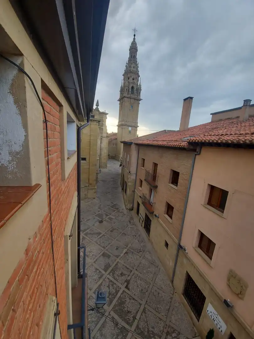 Vista exterior de Piso en venta en Santo Domingo de la Calzada con Calefacción