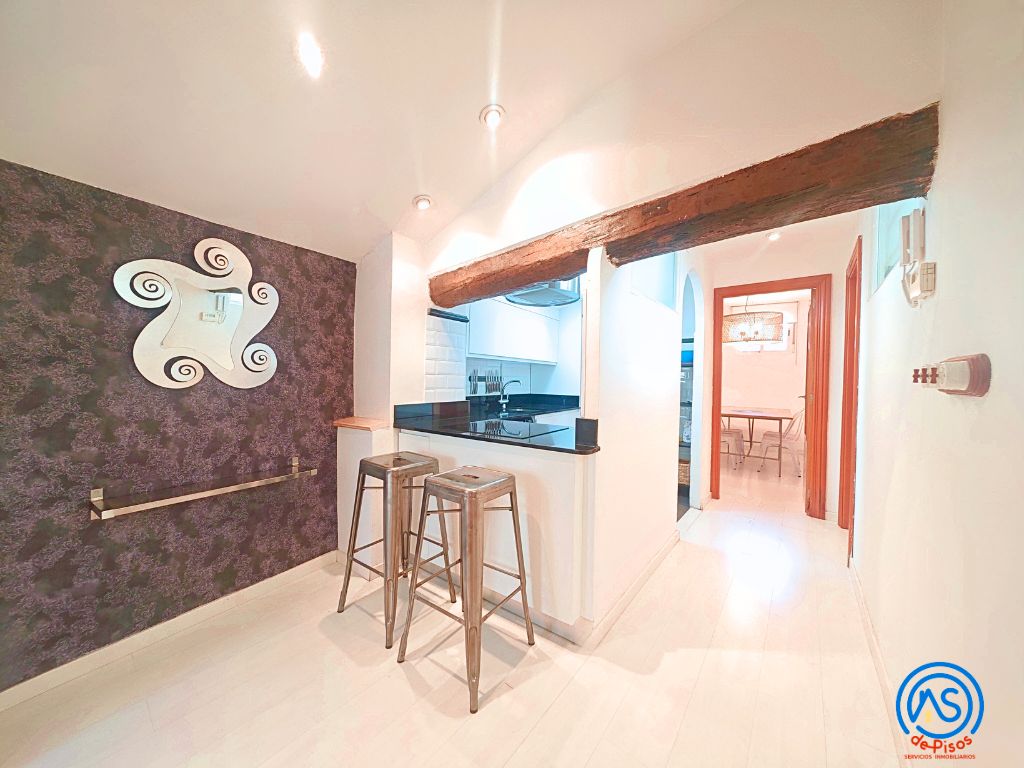 Kitchen of Flat to rent in  Zaragoza Capital  with Air Conditioner, Heating and Parquet flooring