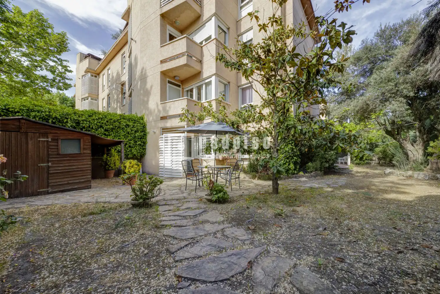 Garden of Flat for sale in Pozuelo de Alarcón  with Heating, Private garden and Parquet flooring