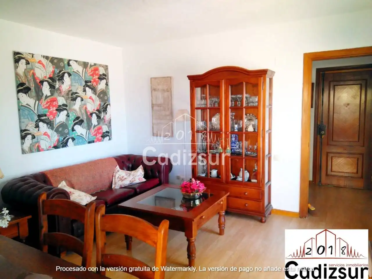 Wohnzimmer von Wohnungen zur Miete in Cádiz mit Terrasse und Möbliert