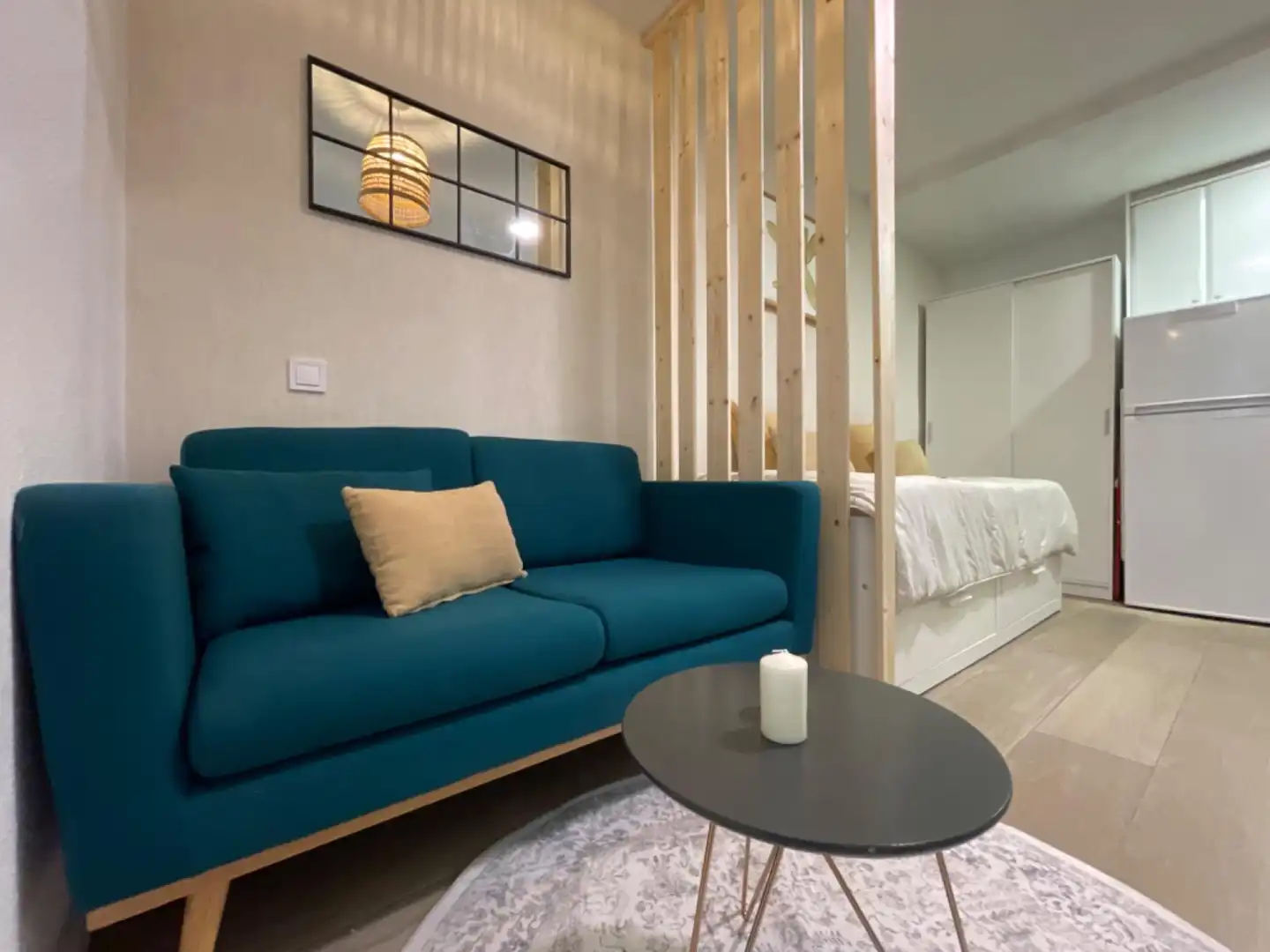 Sala de estar de Estudio en venta en Madrid con Calefacción y Amueblado