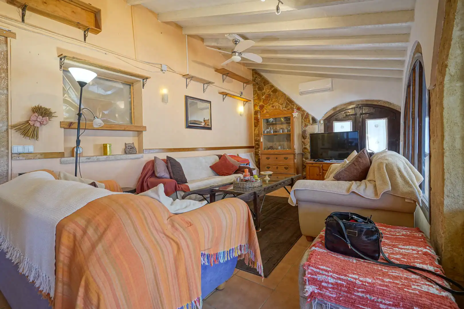 Sala de estar de Casa o chalet en venta en Jávea / Xàbia con Terraza y Piscina