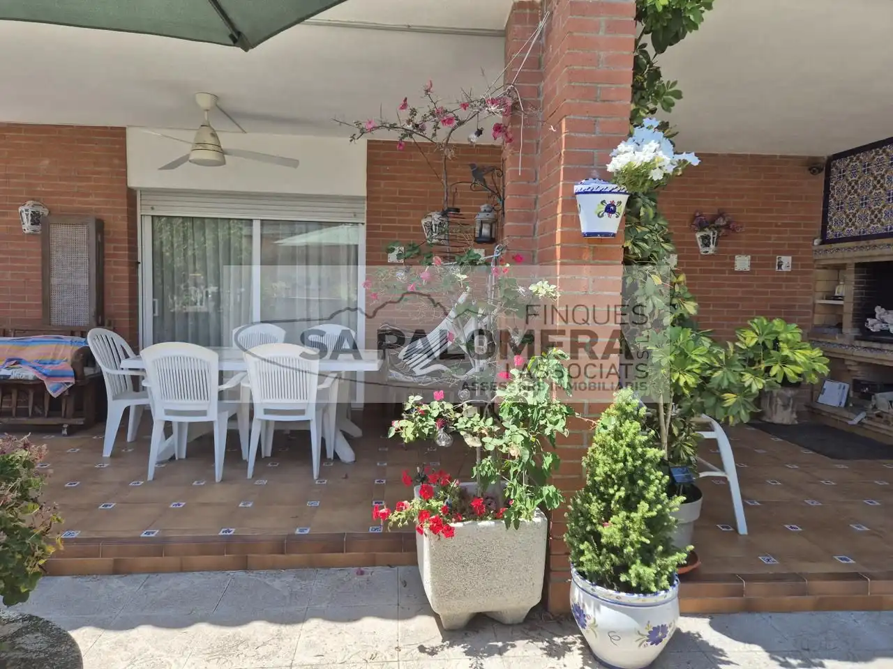 Terraza de Casa o chalet en venta en Blanes con Aire acondicionado, Jardín privado y Terraza