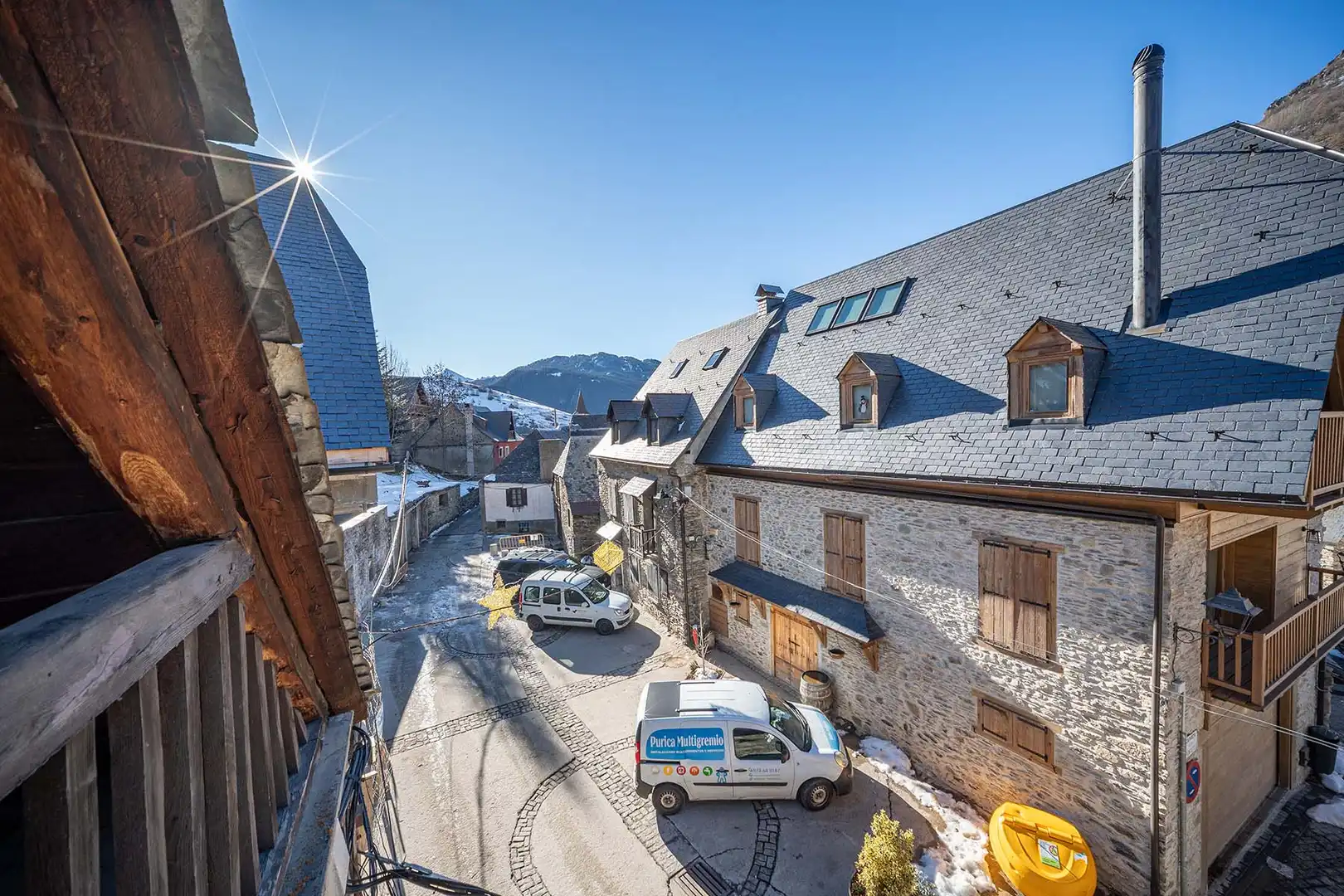 Exterior view of Detached homes for sale in Naut Aran  with Heating, Parquet flooring and Furnished