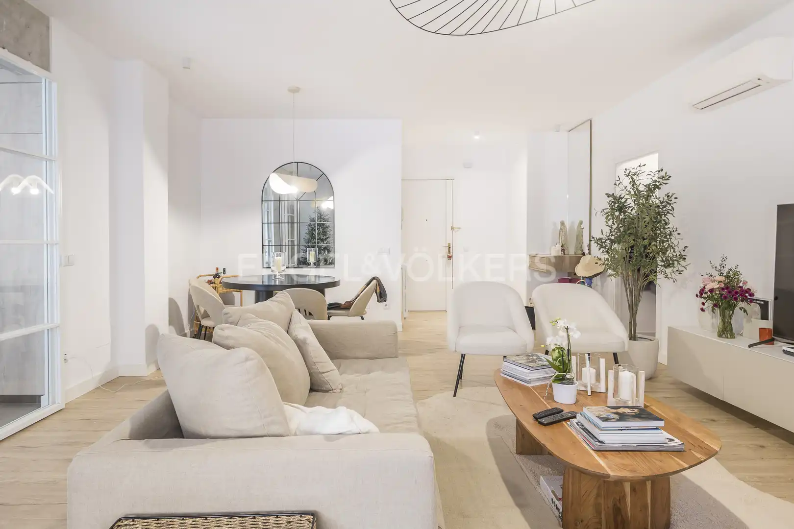 Sala d'estar de Pis de lloguer en Barrio de Salamanca