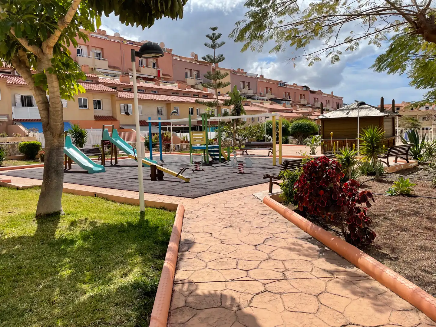Exterior view of Apartments for rent in Adeje  with Air Conditioner, Parquet flooring and Terrace
