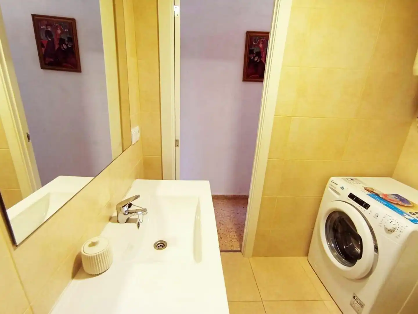 Bany de Apartament en venda en Bellreguard amb Terrassa, Moblat i Balcó