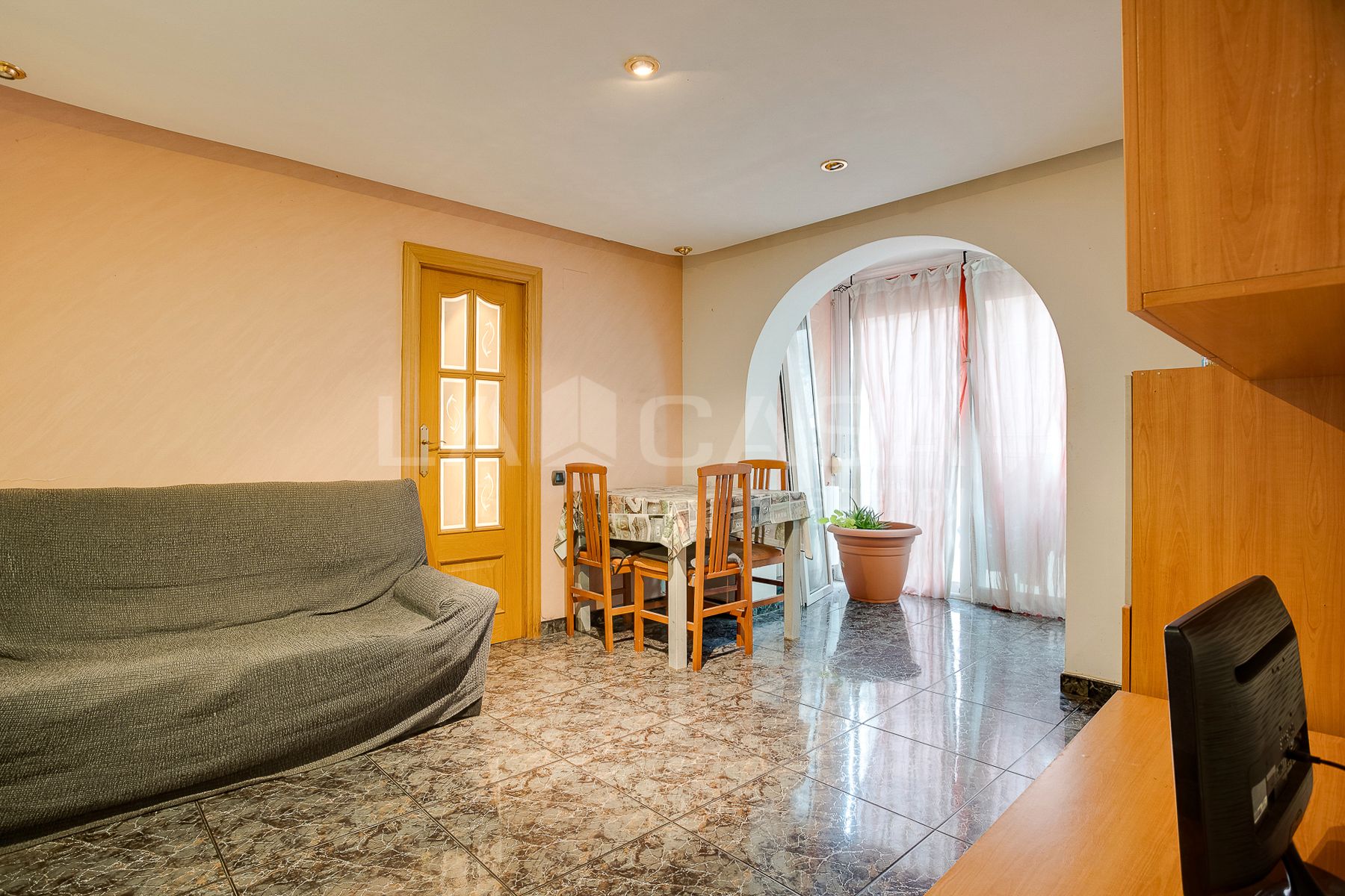 Living room of Flat for sale in  Barcelona Capital  with Heating