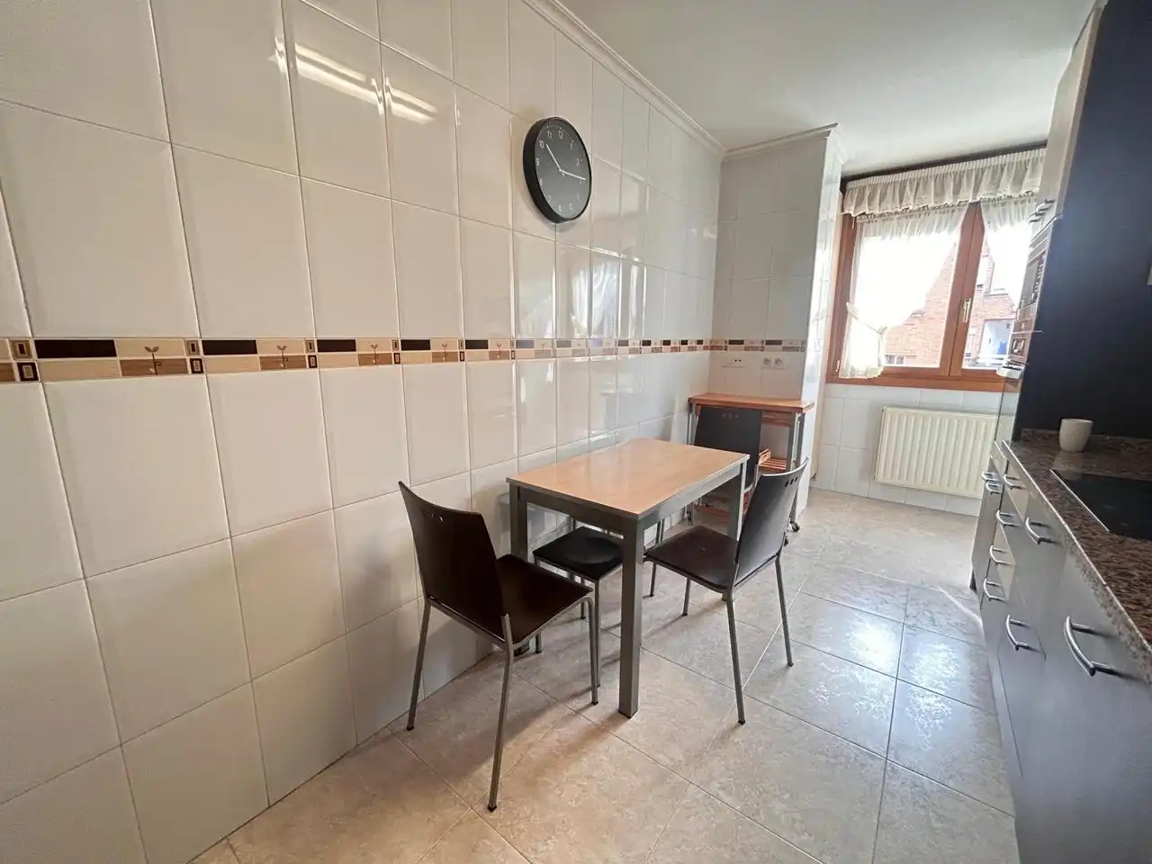 Dining room of Flat for rent in Gijón   with Heating, Storage room and Furnished
