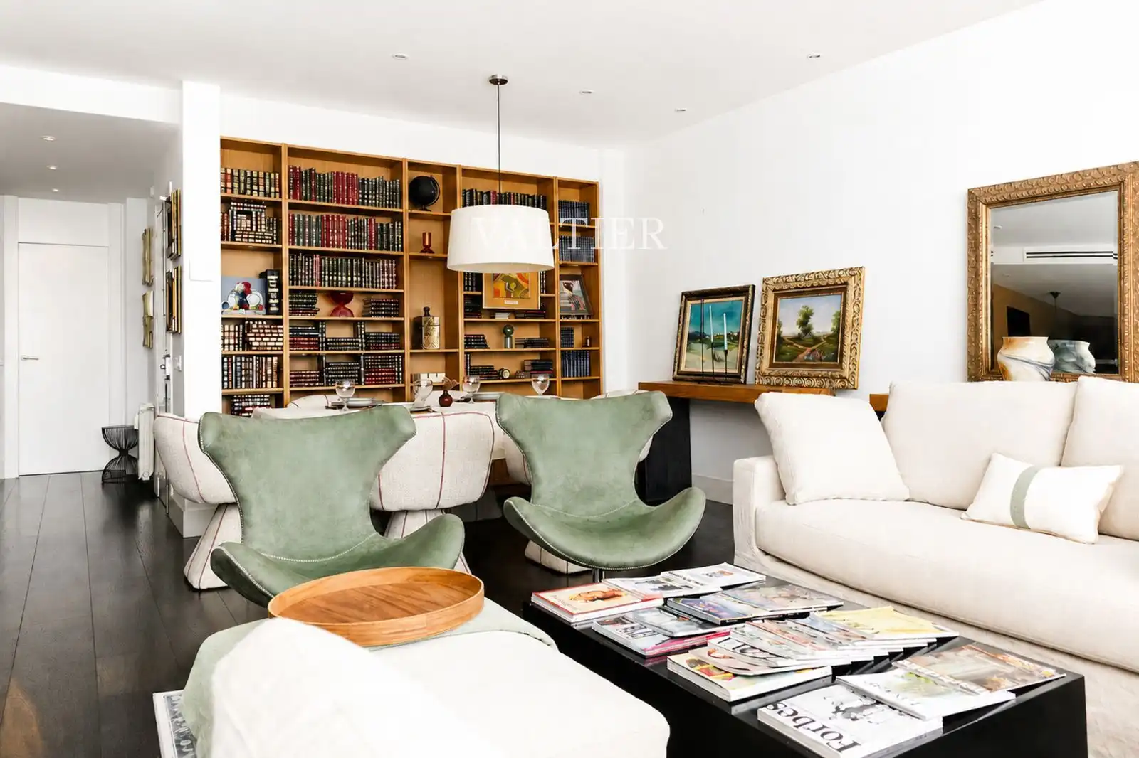 Wohnzimmer von Wohnung zur Miete in Madrid mit Klimaanlage und Möbliert
