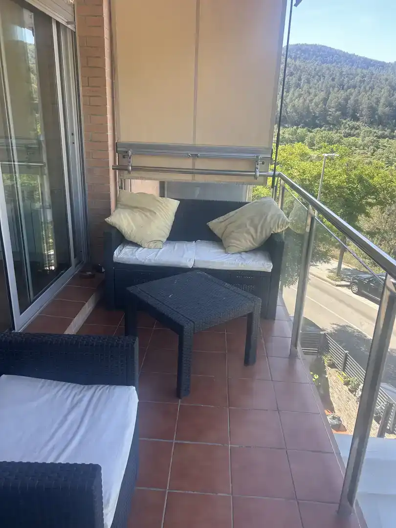 Balcony of Flat for share in Corbera de Llobregat  with Air Conditioner, Private garden and Parquet flooring