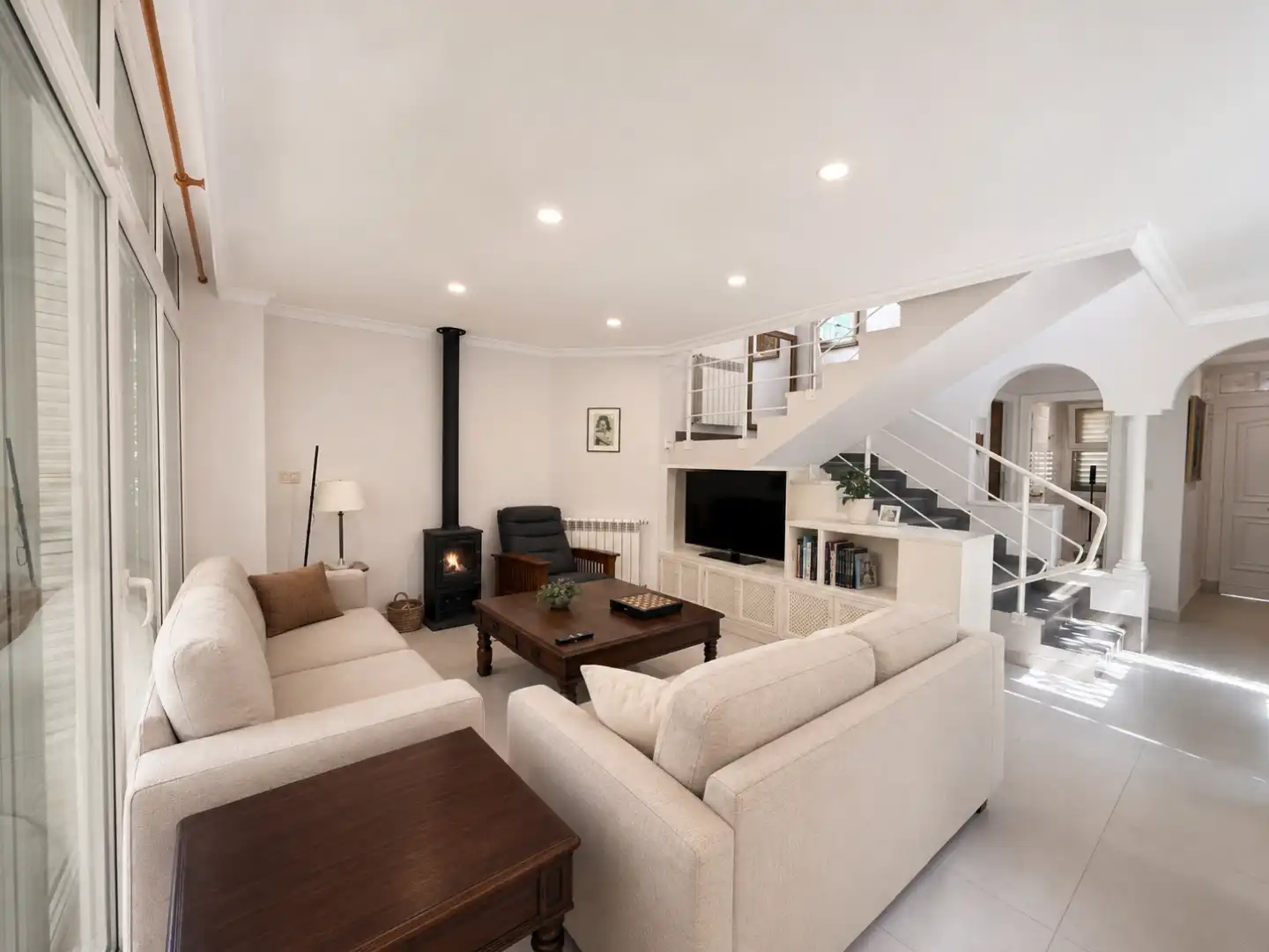 Sala d'estar de Casa o xalet en venda en Sagunto / Sagunt
